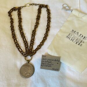 Made in the Deep South coin necklace